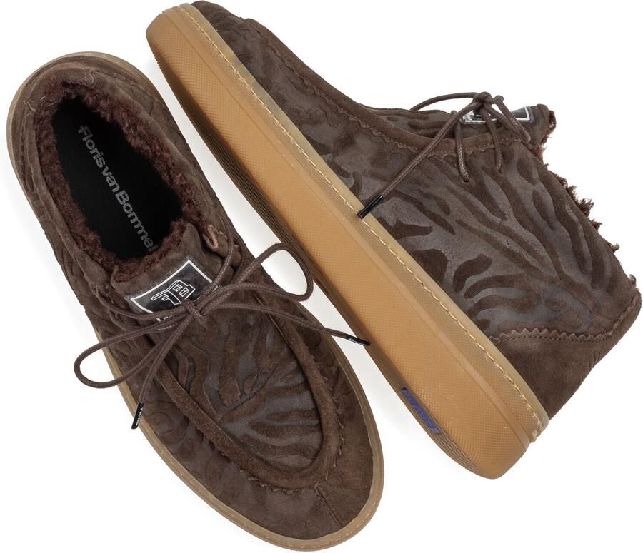 Floris van Bommel Sfw-10179 Fygi Veterschoenen Dames Bruin - Foto 2