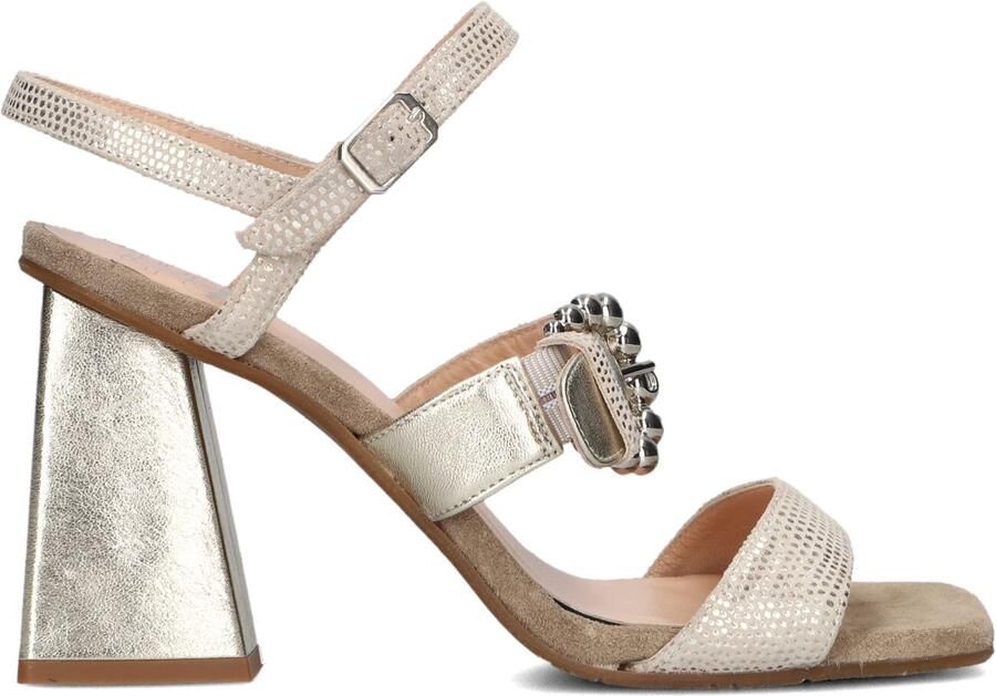 FLORIS VAN BOMMEL Sandalen met Hak Dames Sfw-90082 Tahli Maat: 37 Kleur: Goud - Foto 3
