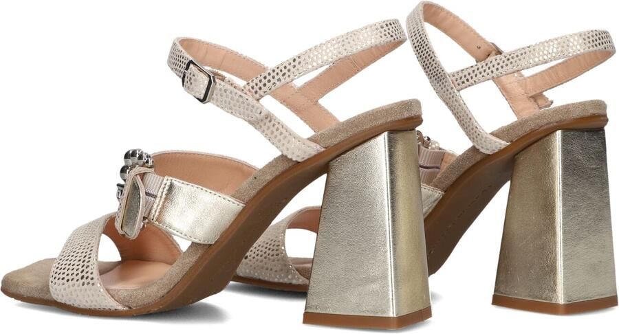 FLORIS VAN BOMMEL Sandalen met Hak Dames Sfw-90082 Tahli Maat: 37 Kleur: Goud - Foto 4