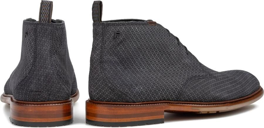 Floris van Bommel DE NORMER 01.20 Vrije tijd half-hoogHeren veterschoenHeren sneakers Zwart - Foto 4