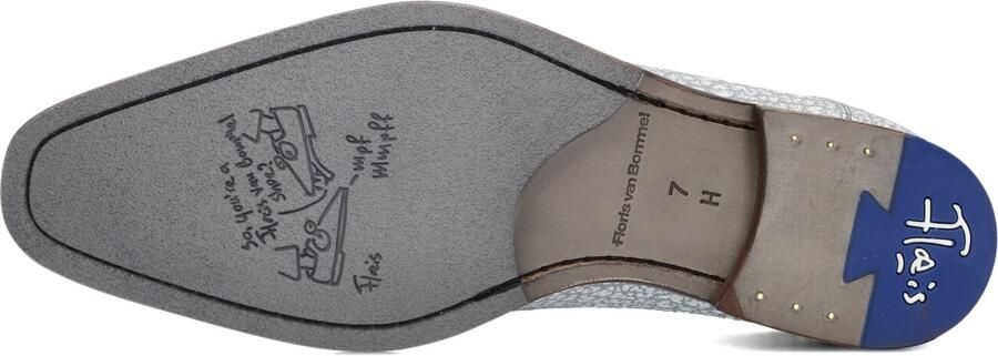 FLORIS VAN BOMMEL Nette Schoenen Heren Sfm-30262 De Stijler Maat: 43⅓ Materiaal: Leer Kleur: Grijs - Foto 4