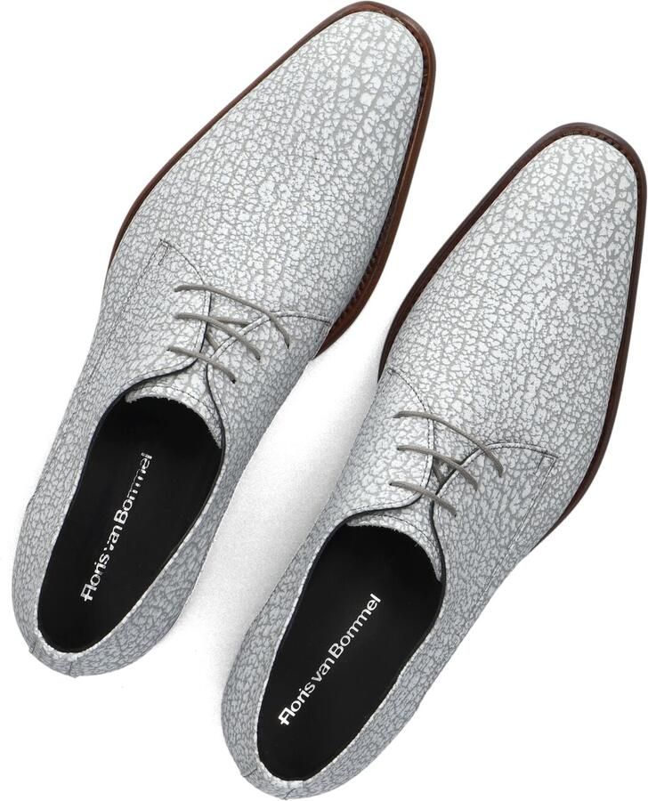 FLORIS VAN BOMMEL Nette Schoenen Heren Sfm-30262 De Stijler Maat: 43⅓ Materiaal: Leer Kleur: Grijs - Foto 2