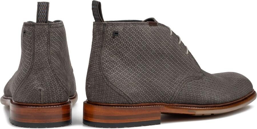 Floris van Bommel DE NORMER 01.21 Vrije tijd half-hoog Heren veterschoen Heren sneakers Grijs - Foto 4