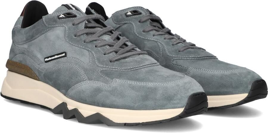 FLORIS VAN BOMMEL Lage Sneakers Heren Sfm-10136 De Zager 44⅔ Suède Grijs