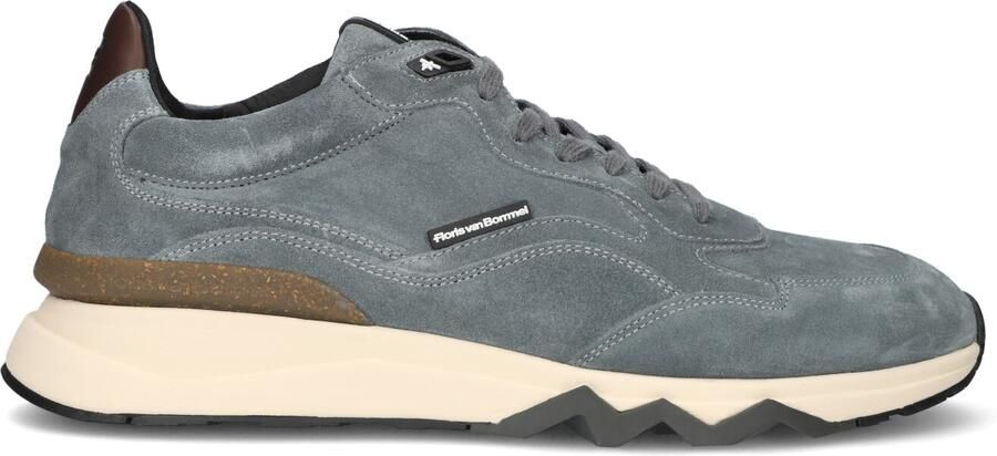 FLORIS VAN BOMMEL Lage Sneakers Heren Sfm-10136 De Zager 44⅔ Suède Grijs - Foto 4
