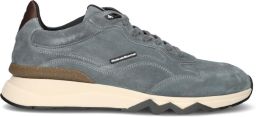 FLORIS VAN BOMMEL Lage Sneakers Heren Sfm-10136 De Zager Suède Grijs