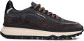 FLORIS VAN BOMMEL Lage Sneakers Heren Sfm-10234 De Zager 42⅔ Suède Blauw - Donkergrijs