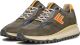 FLORIS VAN BOMMEL Lage Sneakers Heren Sfm-10238 De Gripper 40⅔ Textiel Groen - Groen