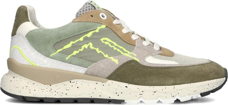 FLORIS VAN BOMMEL Lage Sneakers Heren Sfm-10243 De Treener Suède Groen
