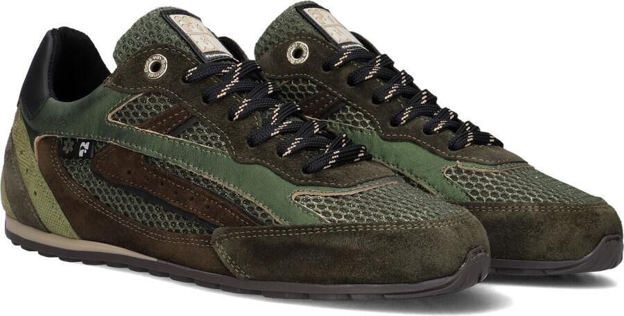 FLORIS VAN BOMMEL Lage Sneakers Dames Sfw-10150 Illvi Suède Donkergroen