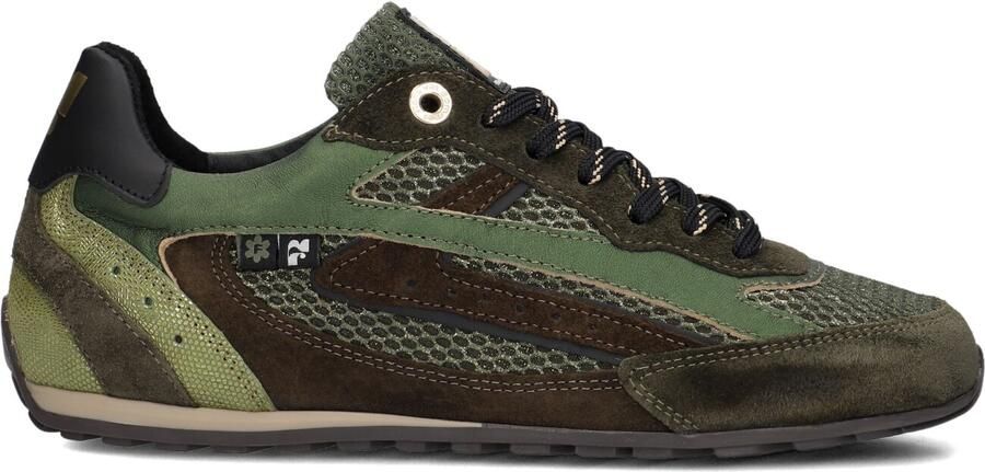 FLORIS VAN BOMMEL Lage Sneakers Dames Sfw-10150 Illvi Suède Donkergroen