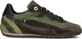 FLORIS VAN BOMMEL Lage Sneakers Dames Sfw-10150 Illvi Suède Donkergroen - Donkergroen