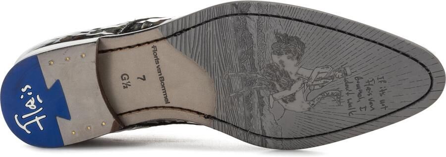 Floris van Bommel DE STAPPER 63.04 Nette herenschoenen Heren veterschoen Metallics - Foto 5