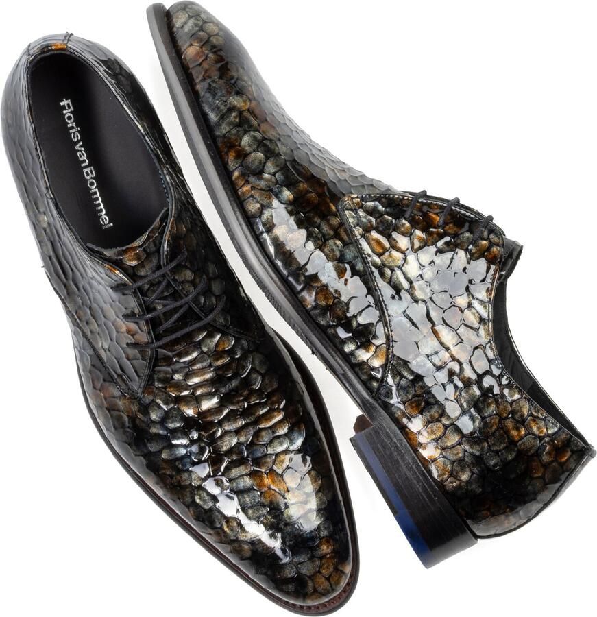 Floris van Bommel DE STAPPER 63.04 Nette herenschoenen Heren veterschoen Metallics - Foto 2