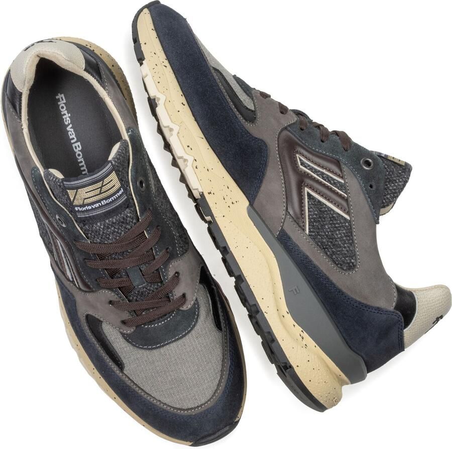FLORIS VAN BOMMEL Lage Sneakers Heren Sfm-10154 De Treener ⅓ Textiel - Foto 4