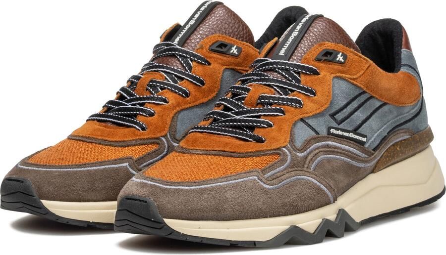 FLORIS VAN BOMMEL Lage Sneakers Heren Sfm-10198 De Zager Suède - Foto 2