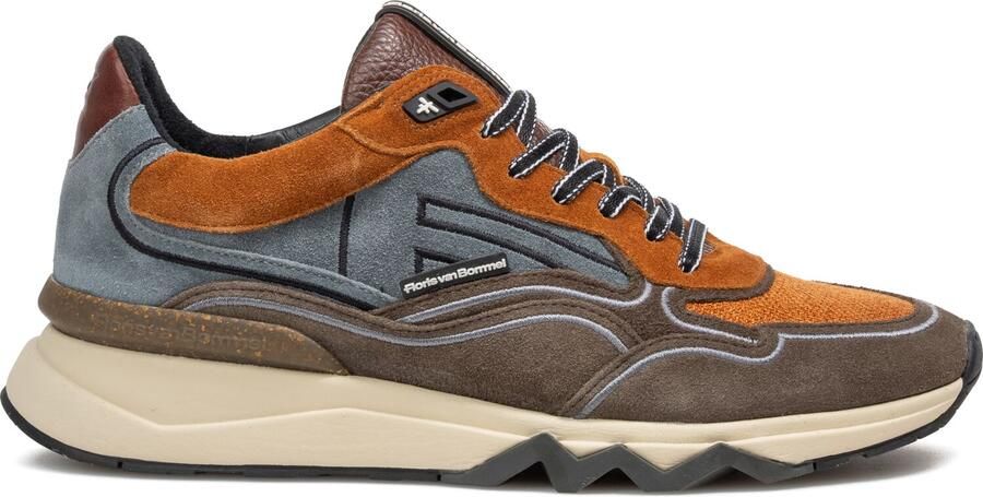 FLORIS VAN BOMMEL Lage Sneakers Heren Sfm-10198 De Zager Suède
