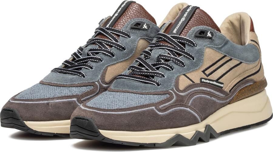 FLORIS VAN BOMMEL Lage Sneakers Heren Sfm-10198 De Zager Textiel