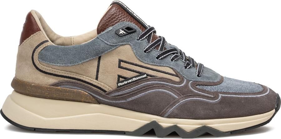 FLORIS VAN BOMMEL Lage Sneakers Heren Sfm-10198 De Zager ⅓ Textiel