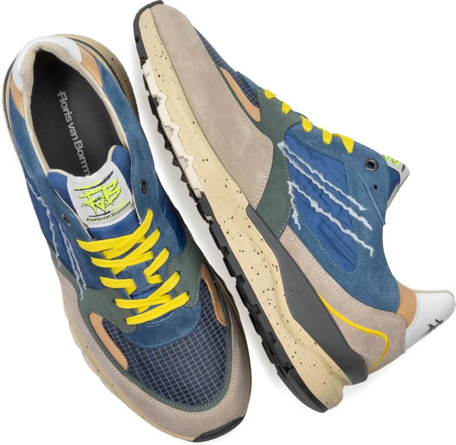 Floris van Bommel DE TREENER 06.14 Lage sneakersVrije tijdsschoenen Heren sneakers Blauw - Foto 2