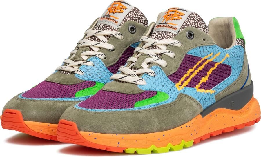 FLORIS VAN BOMMEL Lage Sneakers Heren Sfm-10270 De Treener 45⅓ Suède
