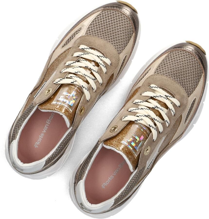 FLORIS VAN BOMMEL Lage Sneakers Dames Sfw-10101 Maat: 41 Materiaal: Suède Kleur: Bronskleurig - Foto 2