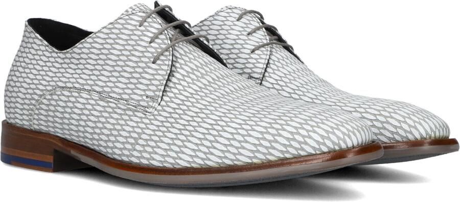 FLORIS VAN BOMMEL Nette Schoenen Heren Sfm-30199 De Netter Maat: 42⅔ Materiaal: Leer Kleur: Wit