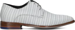 FLORIS VAN BOMMEL Nette Schoenen Heren Sfm-30199 De Netter Leer Wit