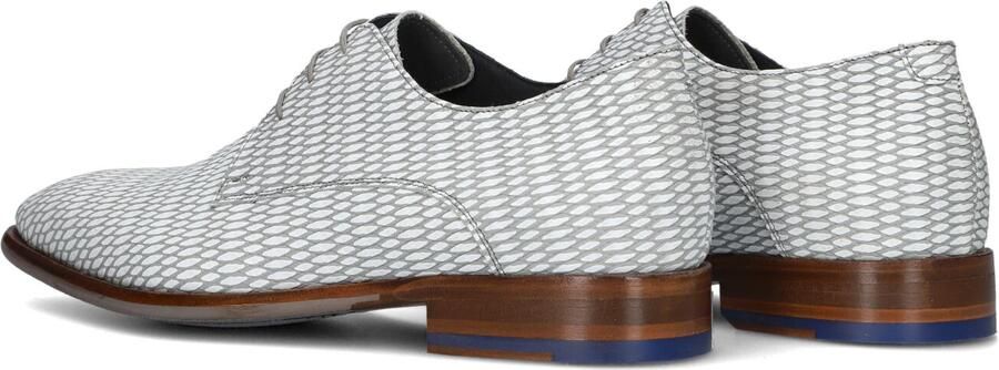 FLORIS VAN BOMMEL Nette Schoenen Heren Sfm-30199 De Netter Maat: 42⅔ Materiaal: Leer Kleur: Wit - Foto 4