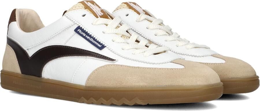 FLORIS VAN BOMMEL Lage Sneakers Heren Sfm-10224 De Zaler Leer Wit