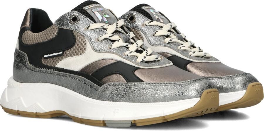 FLORIS VAN BOMMEL Lage Sneakers Dames Sfw-10133 Daysi Leer Zilverkleurig - Foto 2