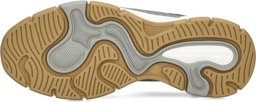 FLORIS VAN BOMMEL Lage Sneakers Dames Sfw-10133 Daysi Leer Zilverkleurig - Foto 6
