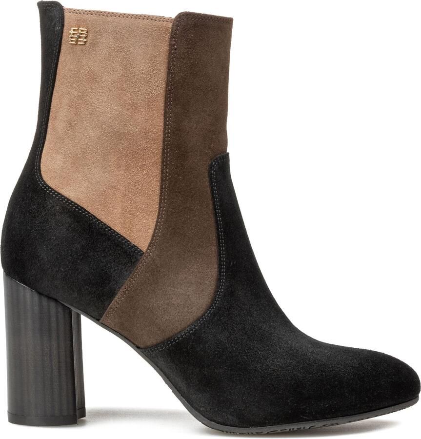 Floris van Bommel Sfw-50075 Kaci Enkellaarsjes Enkelboots met rits Dames Zwart - Foto 2