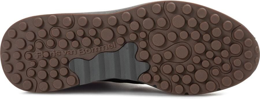FLORIS VAN BOMMEL Lage Sneakers Heren Sfm-10269 De Trikker Nubuck Zwart - Foto 5