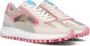 Floris van Floris van Bommel van Floris van Bommel Sneakers Dames Lage sneakers Damesschoenen Leer SFW-10099 mesh Beige combi - Thumbnail 1