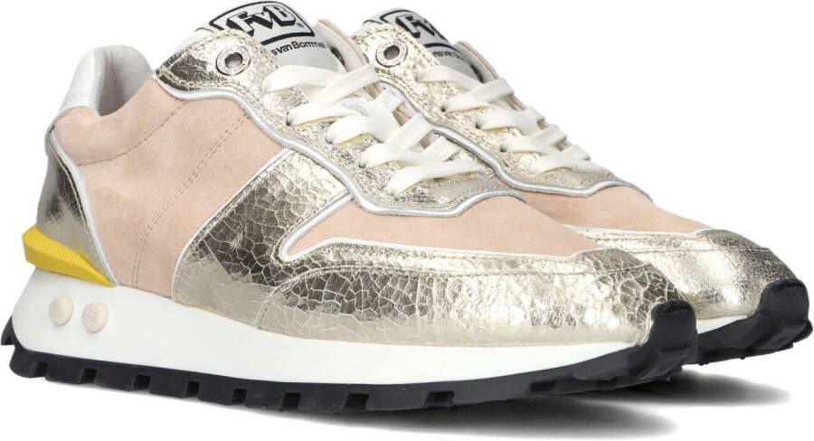 Floris van Floris van Bommel van Floris van Bommel Sneakers Dames Lage sneakers Damesschoenen Leer SFW-10115 met Goud