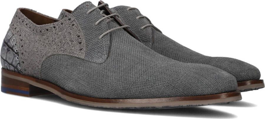 Floris van Bommel Sfm-30161 Nette schoenen Veterschoenen Heren Grijs