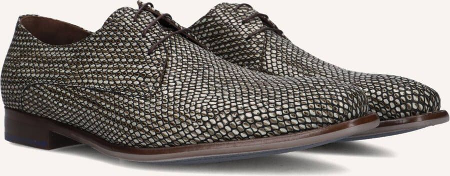 FLORIS VAN BOMMEL Nette Schoenen Heren Sfm-30338 De Stijler Maat: 46 Materiaal: Lakleer Kleur: Grijs