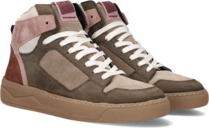 Floris van bommel Iggi Wedge 01 03 DarkGreen Sneakers hoge sneakers