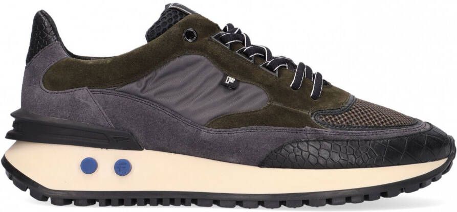Floris van bommel 16488 Dark Green G+ Wijdte Lage sneakers