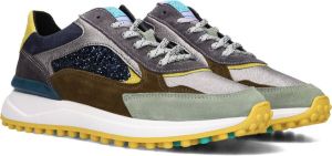 Floris van Bommel Noppi suède sneakers lichtgroen multi