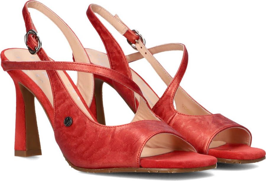 FLORIS VAN BOMMEL Slingbacks Dames Sfw-90065 Maat: 40 Materiaal: Suède Kleur: Rood