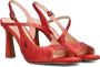 FLORIS VAN BOMMEL Slingbacks Dames Sfw-90065 Maat: 38 Materiaal: Suède Kleur: Rood - Thumbnail 1