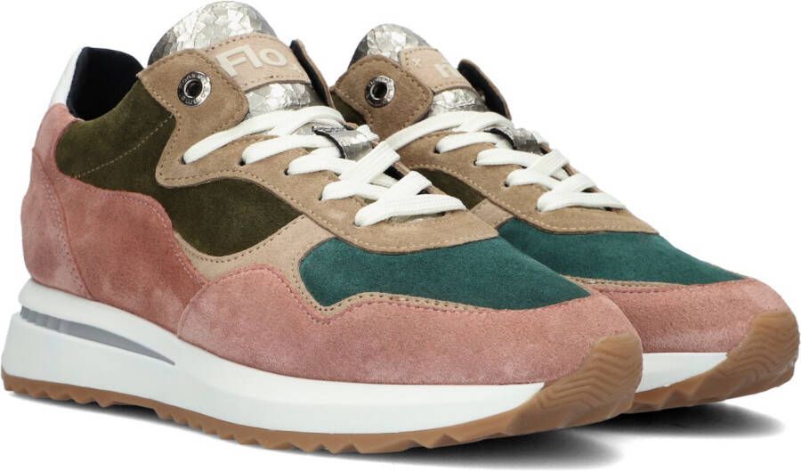 Floris van Bommel Sneakers Dames Lage sneakers Damesschoenen - SFW 10065  Oud roze - Schoenen.nl