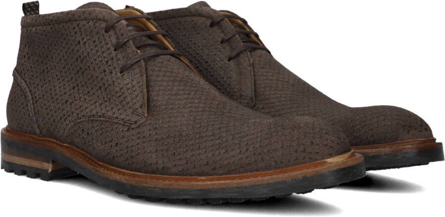 FLORIS VAN BOMMEL Veterschoenen Heren Sfm-50085 Maat: 43⅓ Materiaal: Suède Kleur: Taupe