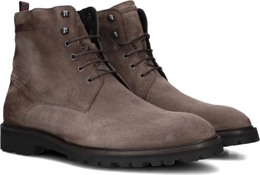 FLORIS VAN BOMMEL Veterboots Heren Sfm-80033 Sturdi Maat: 46⅔ Materiaal: Leer Kleur: Taupe