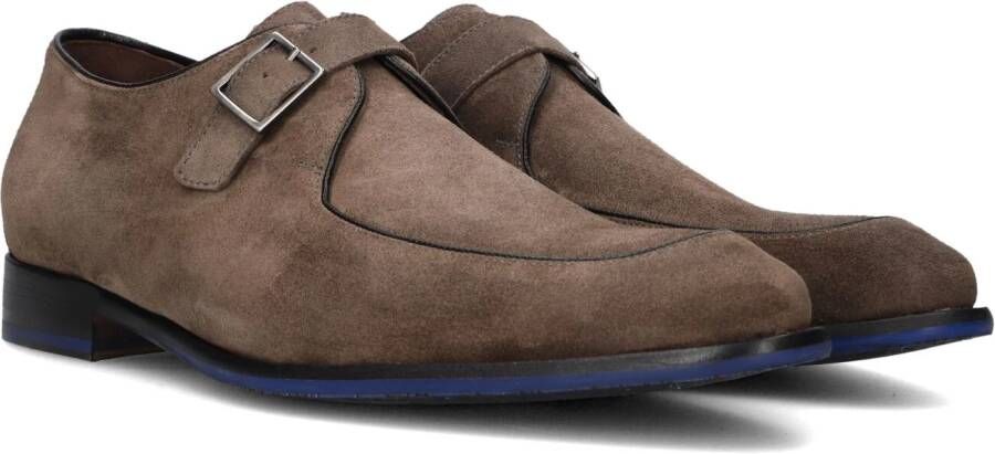FLORIS VAN BOMMEL Nette Schoenen Heren Sfm-30326 Maat: 42⅔ Materiaal: Suède Kleur: Taupe
