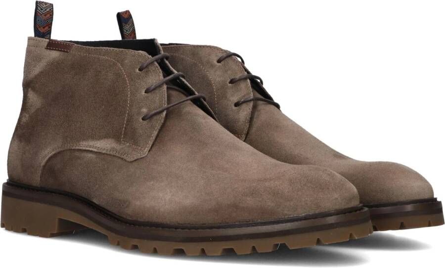 FLORIS VAN BOMMEL Veterschoenen Heren Sfm-50082 Sturdi Maat: 44⅔ Materiaal: Suède Kleur: Taupe