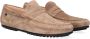 Van Bommel Mannen Suède Loafers Herenschoenen Instapper 15043 Beige - Thumbnail 1