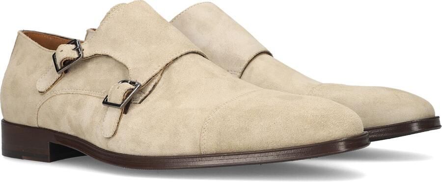 VAN BOMMEL Nette Schoenen Heren Sbm-30020 Raffia Maat: 46 5 Materiaal: Suède Kleur: Beige